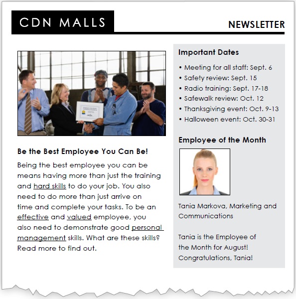 CDN Malls Newsletter
